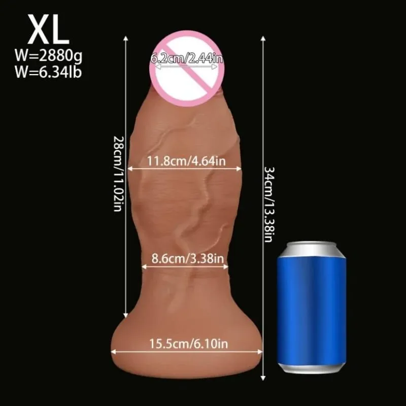 Super store anal dildoer tykke realistiske penis silikone Big Pik Butt Plug Onani med sugekop Sexlegetøj til kvinder Mænd
