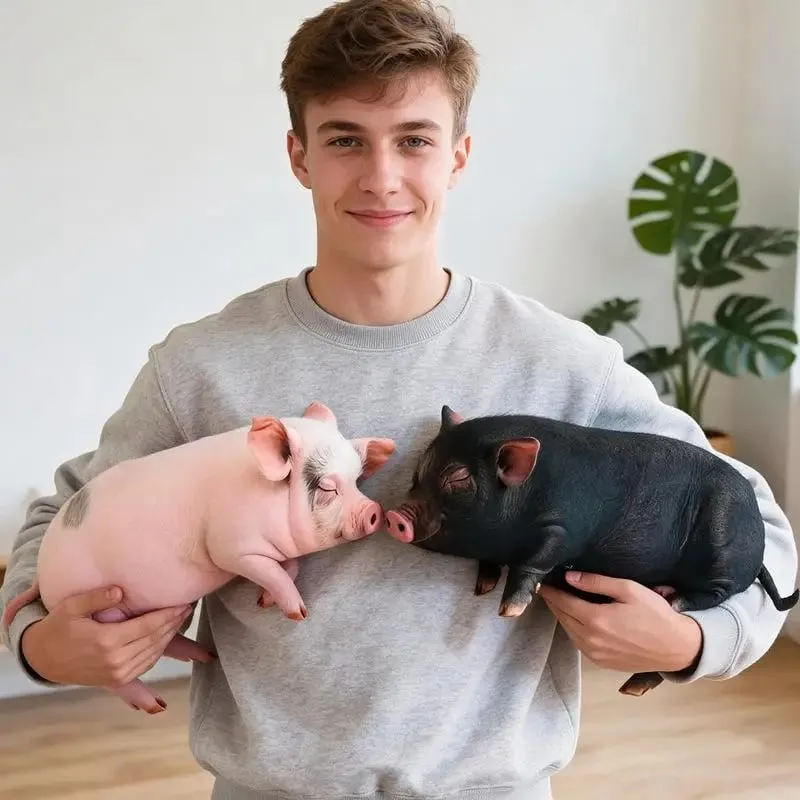 3D-Schweinchen-Überwurfkissen, weiches, waschbares, hautfreundliches Stoff-Plüschkissen für Sofa, Schlafzimmer, Auto