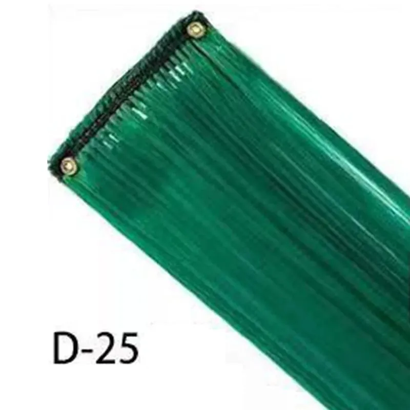 Synthetic 10Pcs colorful Hair Extensions Clip in Colored Party Highlights Extension for Kids Girls Long Straight Hairpiece