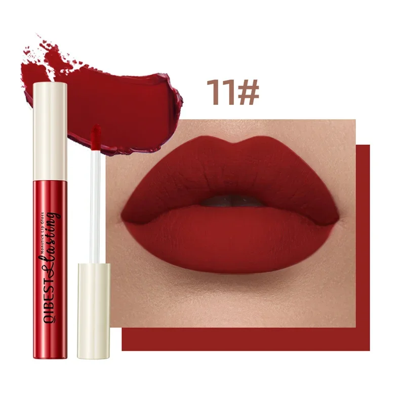 24 Colors Matte Liquid Lipstick Waterproof Long Lasting Velvet Red Lip Gloss Tint Makeup Cosmetic Lipsticks Lipglosses