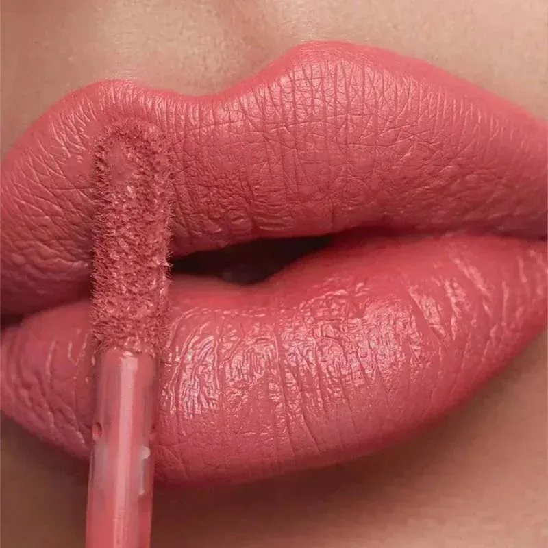 12 Colors Liquid Lipstick Nude Matte Sexy Waterproof Long Lasting Lip Gloss Moisturizing Velvet Non-stick Cup Lip Glaze Makeup — image 4