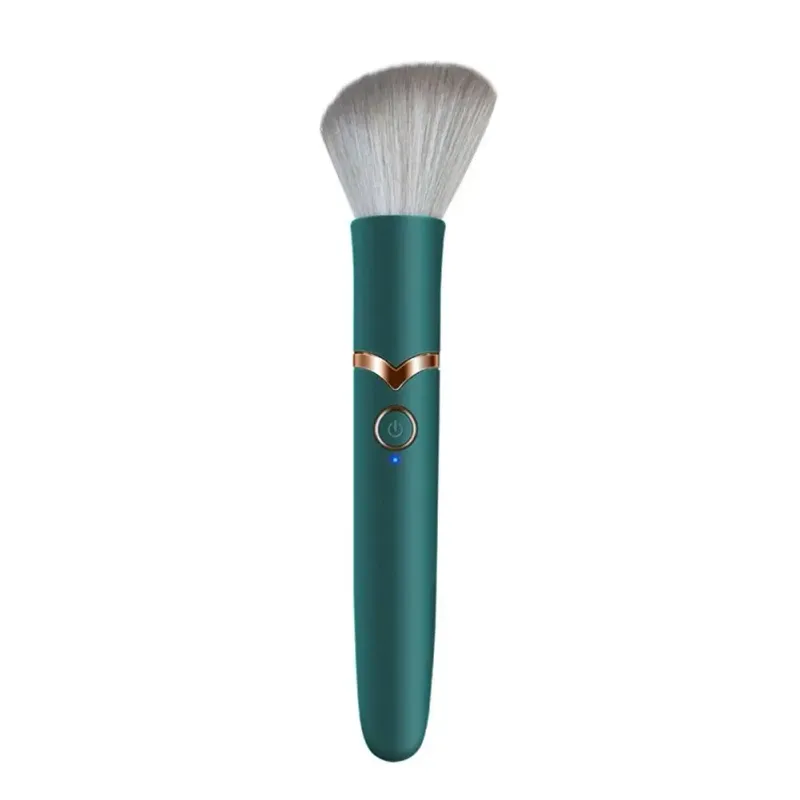Electric Makeup Brush Sonic Vibrating Liquid Foundation Powder Blush Blending Tool Ergonomic USB Rechargeable Beauty Face Massag