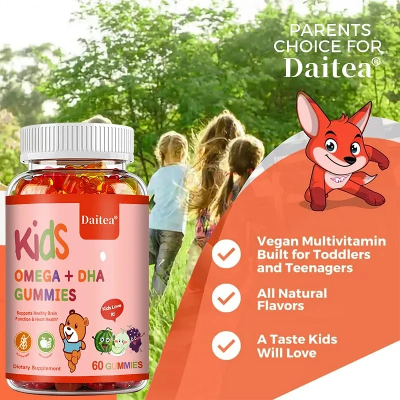 Children's Intelligence Supplement Gummies Support Intelligence Concentration Memory and Nutrition To Make Learning Easier