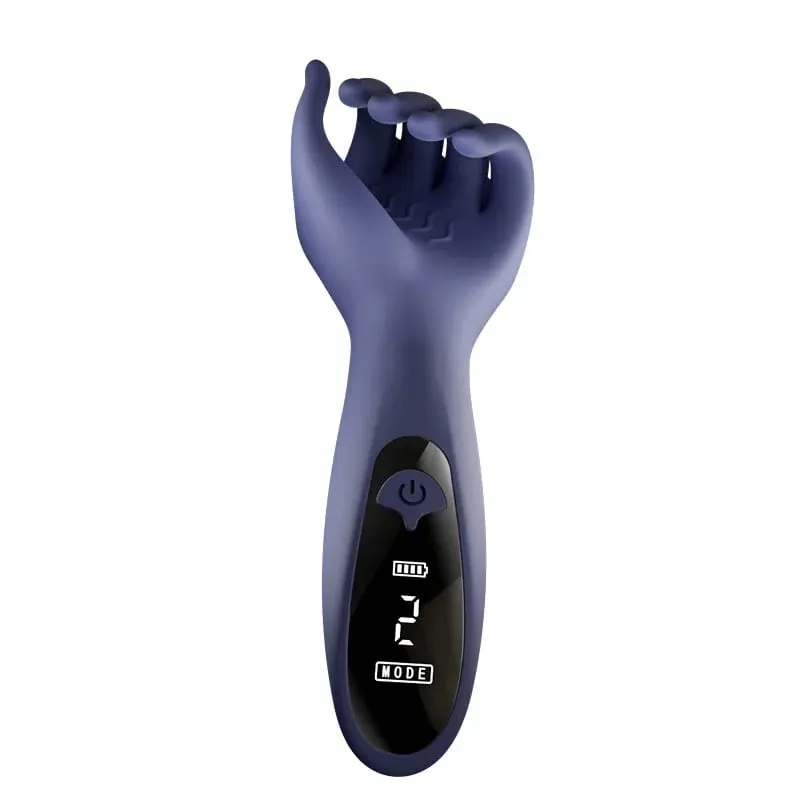 Male Electric Penis Vibrator Simulation Hand Glans Penis Masturbation Training Device para sa Mens Endurance Delay Control Sex Toys