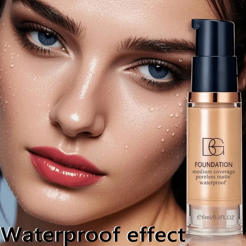 2pcs Face Makeup Set:1pc Foundation+1pc Contour Stick.Long-Lasting Waterproof Full Coverage Natural Finish Mini And Easy To Car