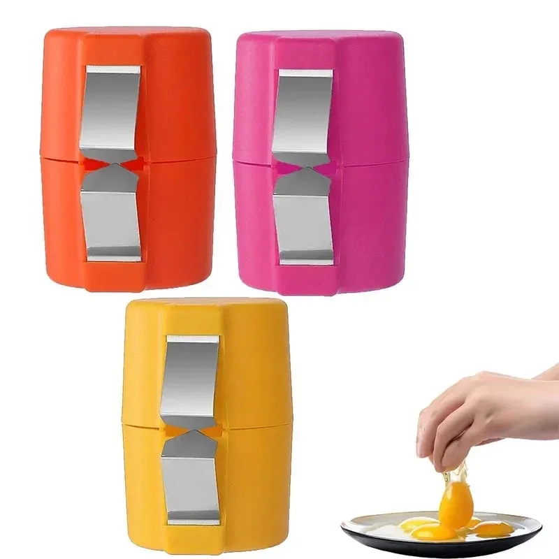 Stainless Steel Eggshell Separator Convenient Opening Eggshells Egg Peeler Kitchen And Home Use Auxiliary Tool For Peeling