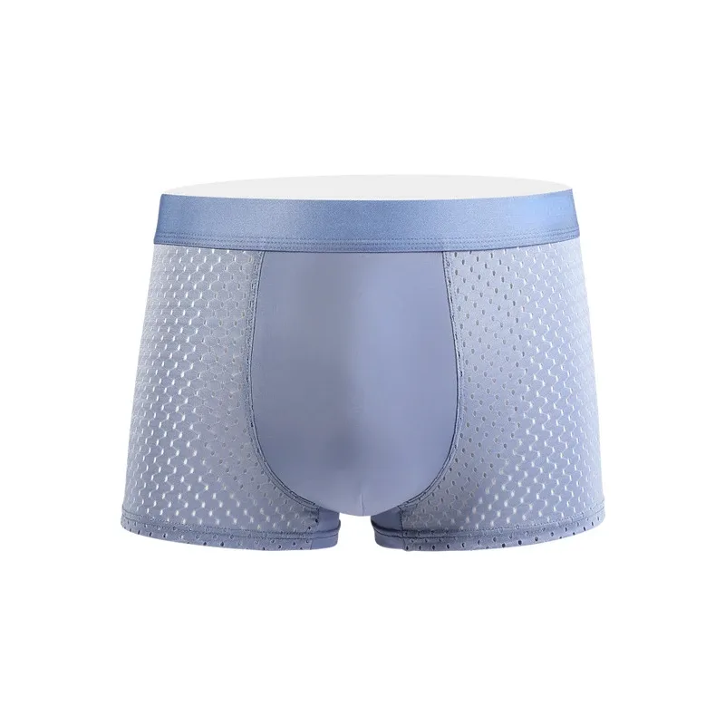 Clearance Men's Ice Silk Mesh Boxer Briefs Random Style Trunks Breathable Quick-Dry Sports Underwear Boxershorts Boys Underwear