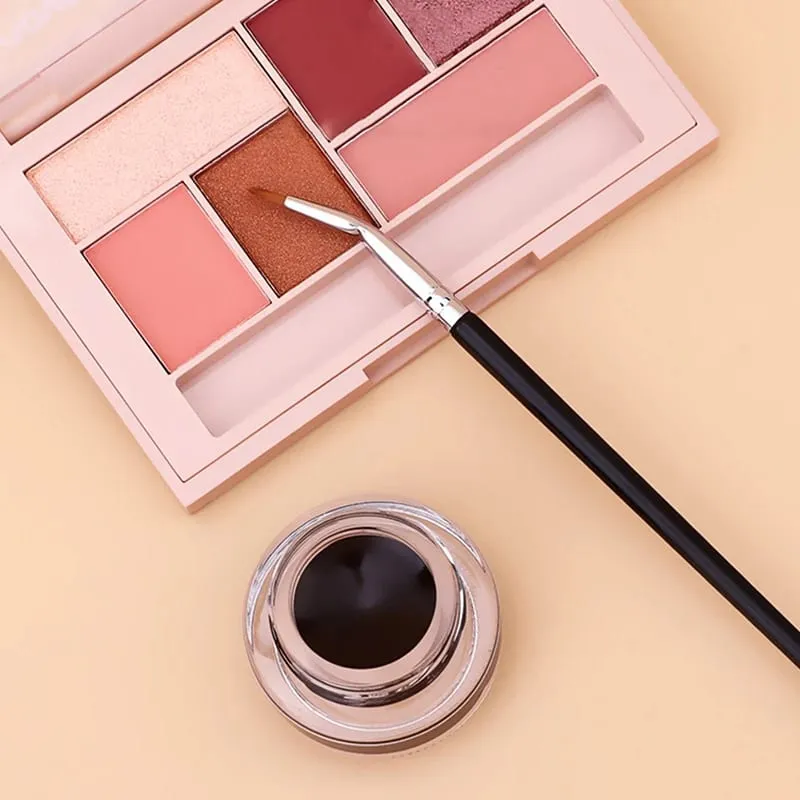 1pc Eyeliner Brushes Angled Liner Makeup Brush Pointing for Gel Liquid Powder Synthetic Hair Eyes Cosmetic Tools
