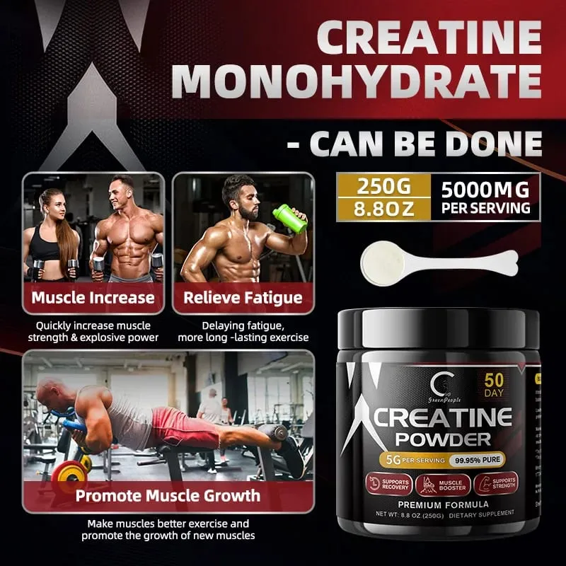 Pre Workout Creatine Powder for Men & Women - Cognitive & Exercise Performance Support - NSF Certified for Sport- 150 Grams — image 6