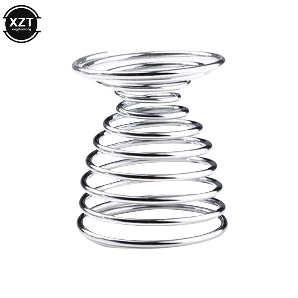 2PCS Eggs Holder Spiral Stainelss Egg Cup Boiled Kitchen Breakfast Hard Boiled Spring Holder Egg Cup Cooking Tool Kitchen Gadget