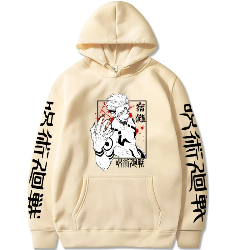 Ryomen Sukuna Hoodies Graphic Printing Sweatshirts for Fans Casual Long Sleeve Men/Women Clothing Sudaderas Hip Hop Hoody — image 4