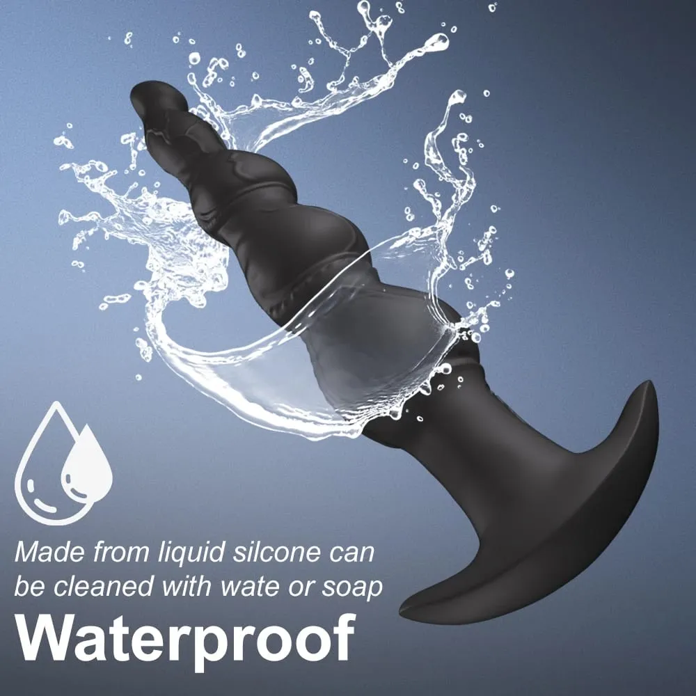 Godemiché Anal en Silicone pour Massage de la Prostate, énorme gode Anal avec Base évasée, ensembles d'entraînement Premium, jouets sexuels pour adultes pour femmes et hommes