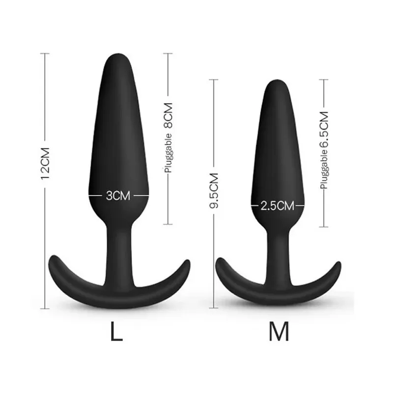 Korek analny w kształcie litery T 3 rozmiary miękkiego silikonu Butt Plug stymulator Anal Sex zabawki masażer prostaty Dildo dla kobiet mężczyzn zabawki erotyczne dla dorosłych