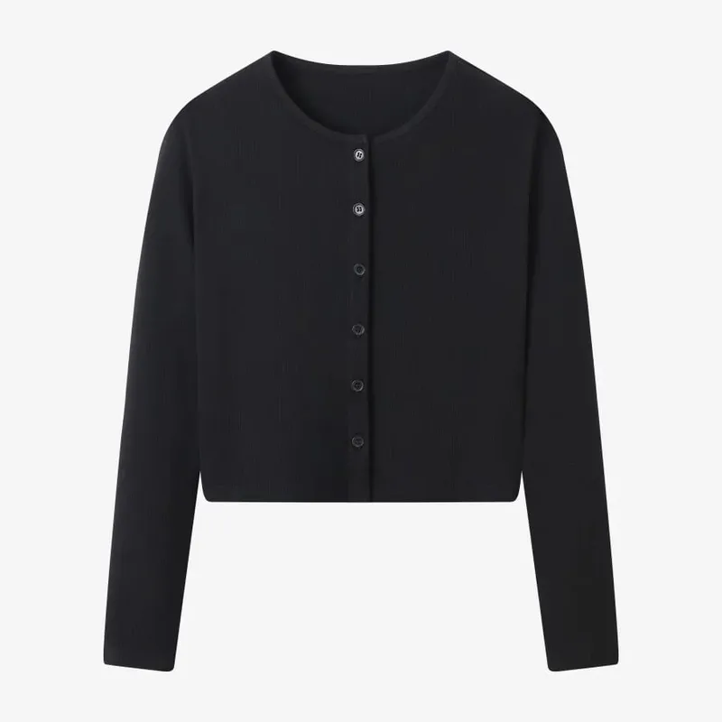 AS AW25 Patchwork dress round neck ribbing top + skirt + cardigan woman clothes