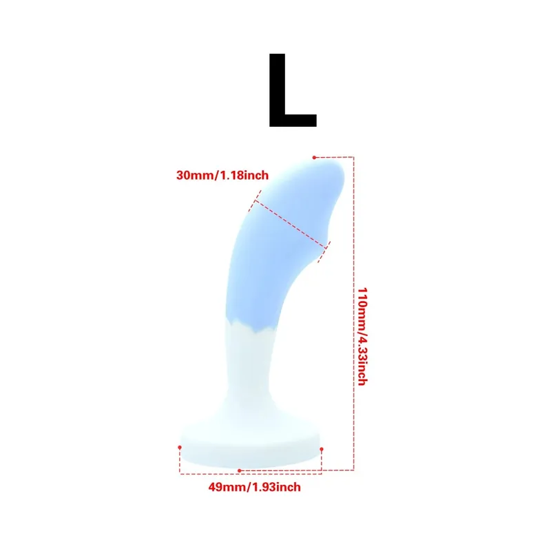 Silicone Anal Plug G-point Massage Gem Crystal Base Butt Plug Anal Masturbation Stimulator Anal Dilatancy Dildos Adult Sex Toys