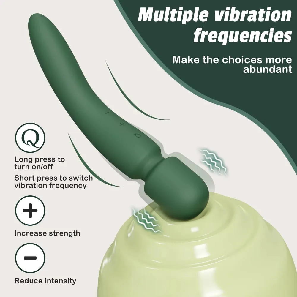 2 σε 1 AV Wand Vibrator για γυναίκες Clit G-Spot Stimulator Θηλές Μασάζ στήθους Γυναικείο σεξουαλικό παιχνίδι για γυναίκες