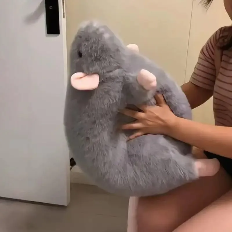 1Pc 35/50/90cm Cartoon Flower Branch Rat Soft Oversized Animal Figure Cute Simulation Big Mouse Plush Toy Pillow Birthday Gift‘ — image 5
