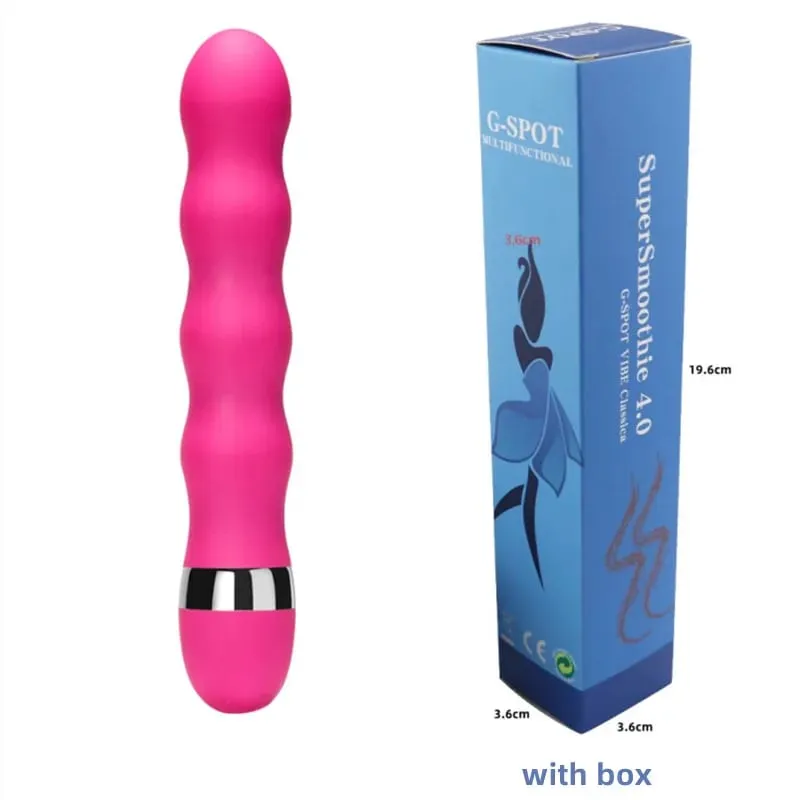 Multi Speed G Spot Vibrator Vagina Clitoris Stimulator Butt Plug Anal Adult Sex Toy for Women Men Couples Silicone Dildo