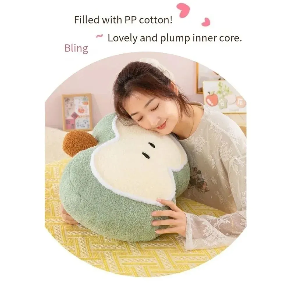Almohada creativa de muñeco de fruta de felpa, cojín suave para dormir, cojín para asiento de oficina para sala de estar, sofá cama