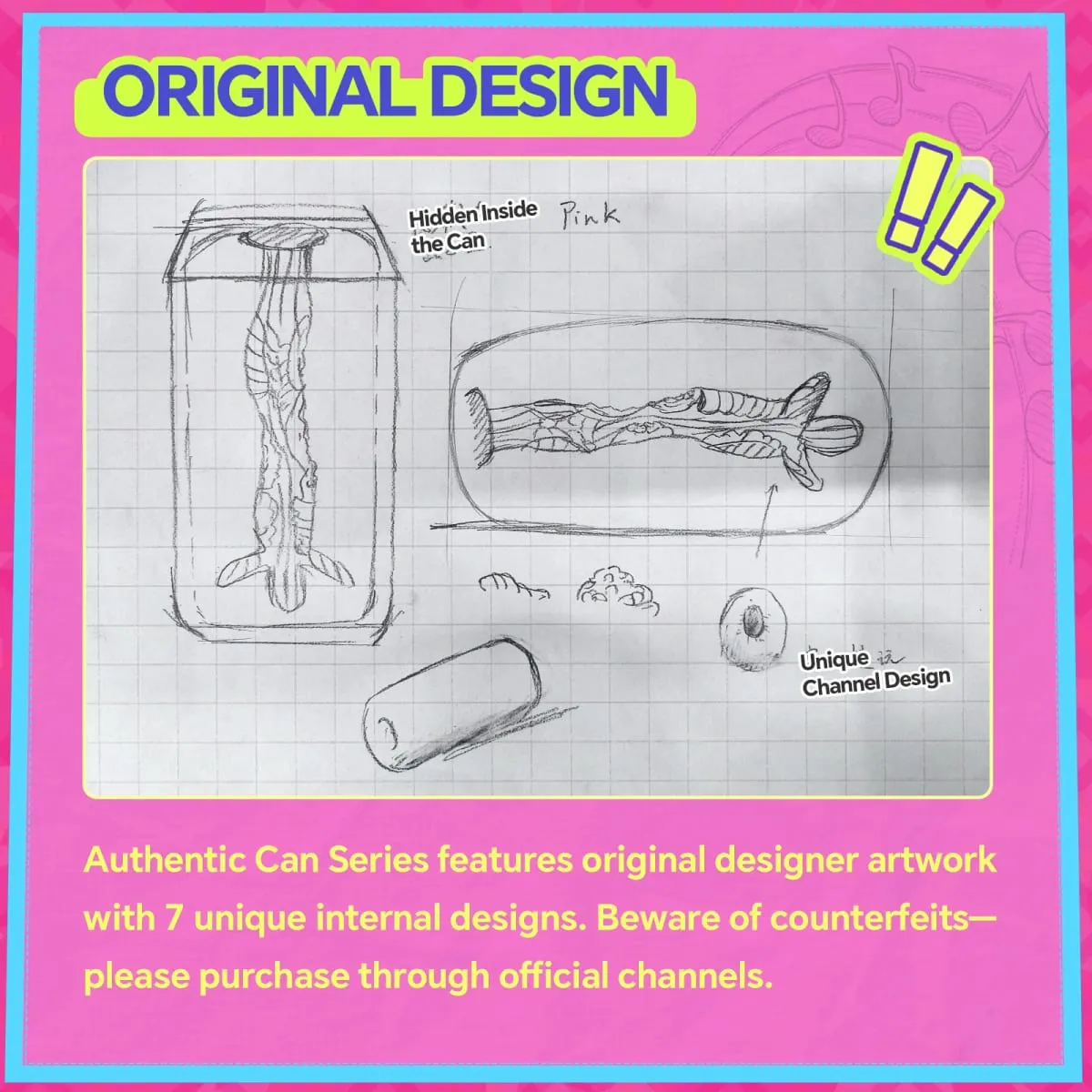 YUU Sex Toys Male Hidden Canned Masturbation Cup VER.2 Soft STPE Artificial Pocket Pussy Masturbators for Men Onahole 7 Colors