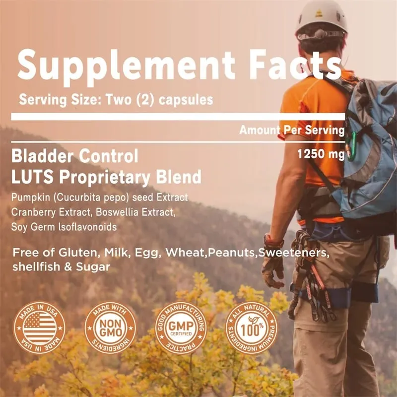Bladder Control Supplement - Reduce Urinary Frequency and Urgency Improve Urination — image 2