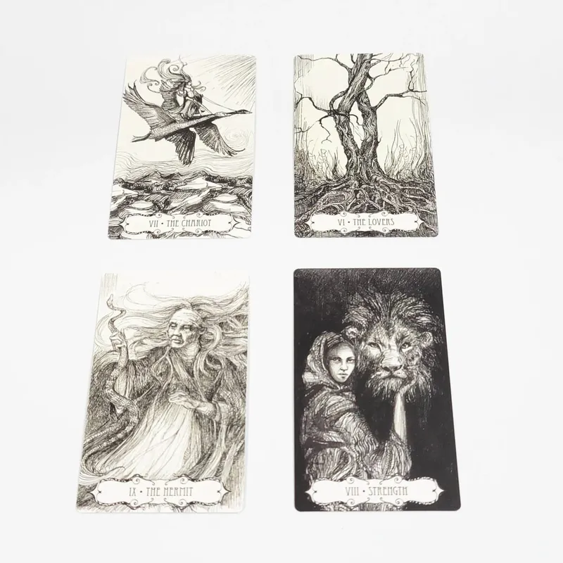 Tarot of The Abyss Tarot Cards for Divination Personal Use Tarot Deck Full English Version Board Games Oracle