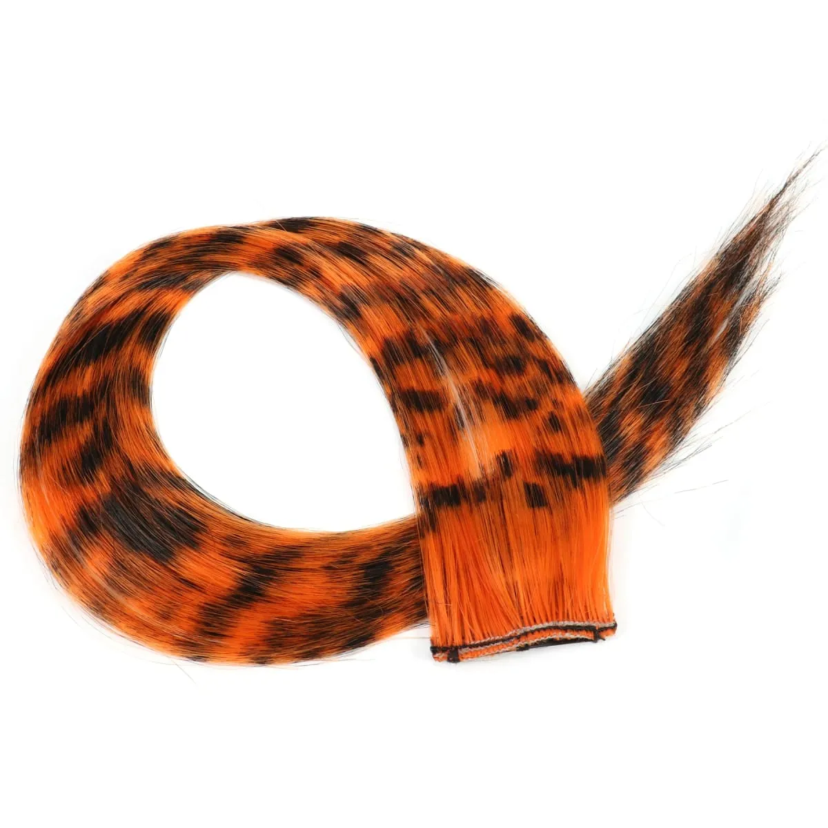 Feather Hair Extensions Colored Synthetic Hair Feather Colorful False Hair Extension Mixed Color Straight Hair For Women Girls