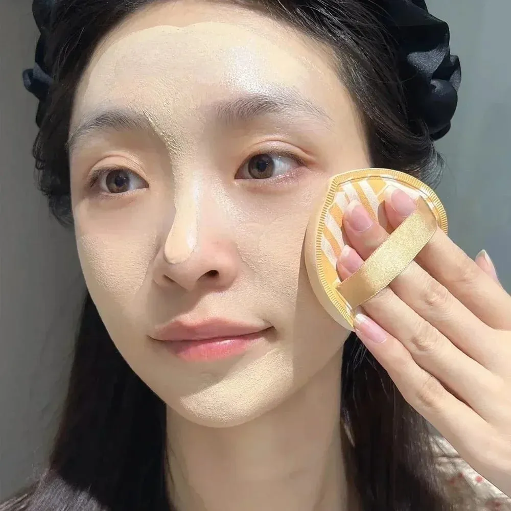 10Pcs Large Size Soft Cosmetics Puff Super Thick Wet Dry Use Concealer Foundation Sponge Cushions Face Beauty Makeup Puffs Tools — image 2