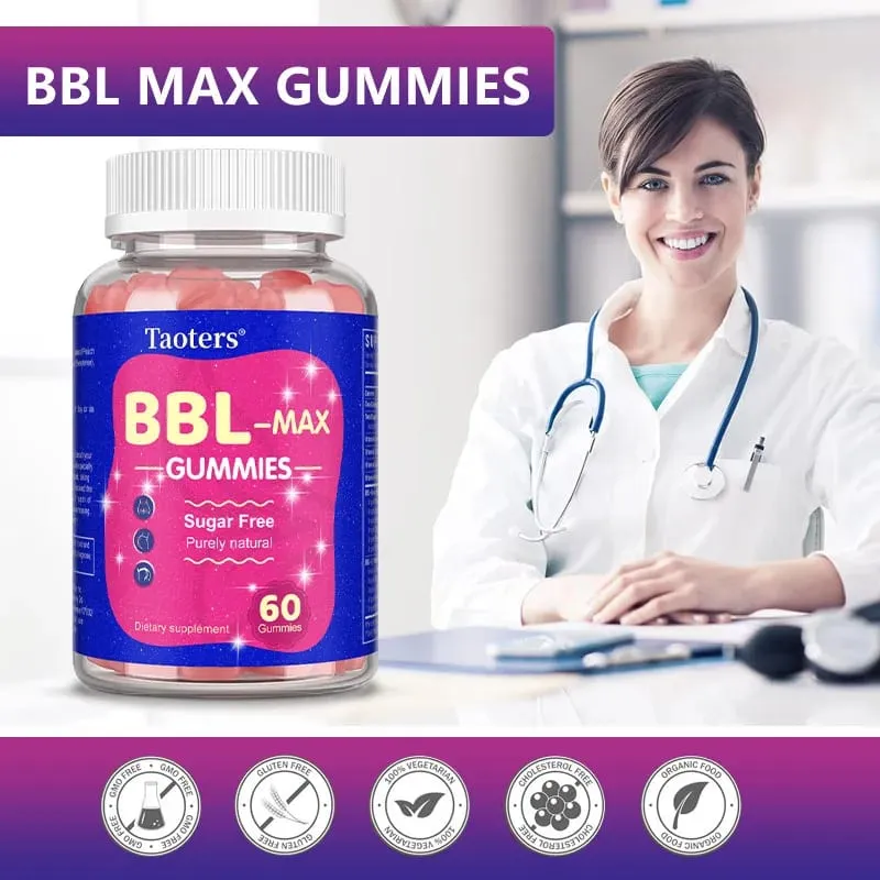 Buttocks Enlargement Gummies for Women - BBL- MAX Gummies - with Multivitamins and Herbal Extracts — image 6