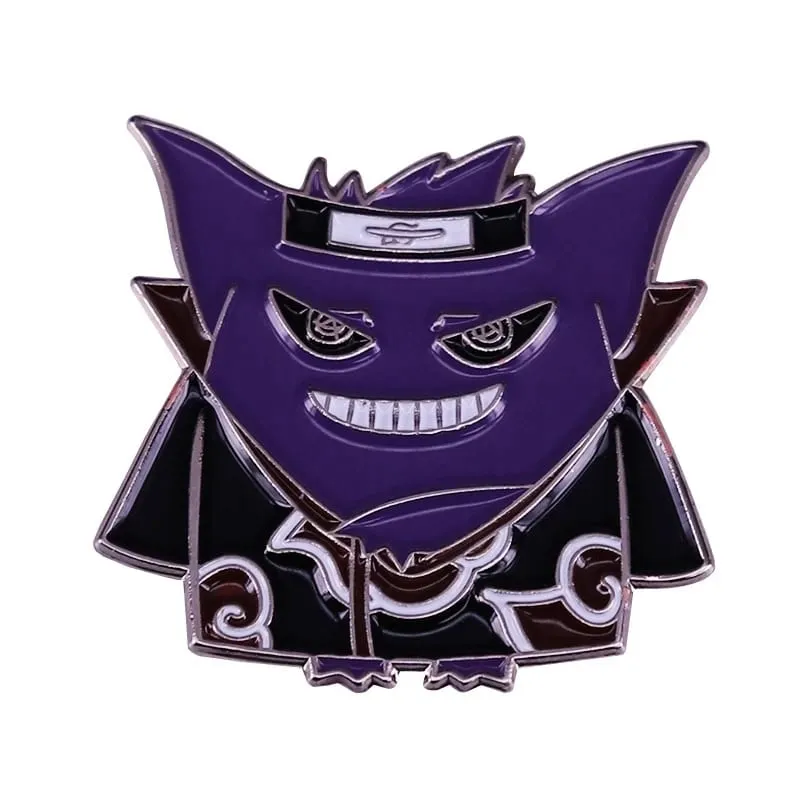 Anime Games Pokemon Enamel Pins Collect Mobbles Gengar Metal Cartoon Brooch Backpack Hat Bag Collar Lapel Badges