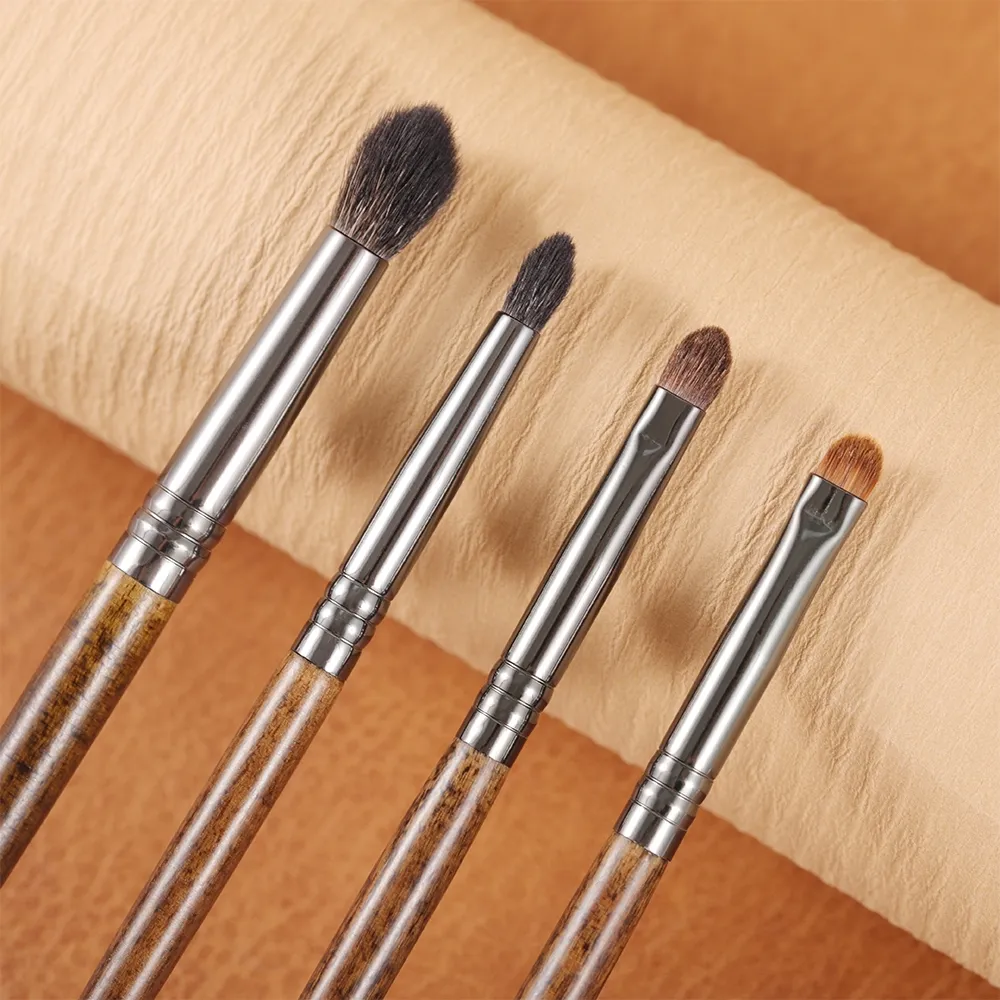 OVW 4PCS Eye Makeup Brushes Details Brushes for Precision Application Beauty Cosmetic Tools Set