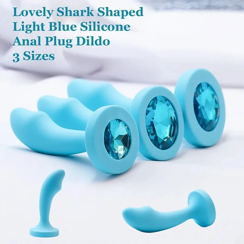 Silicone Anal Plug for Woman 3 Sizes Butt Plug Crystal Base Analplug Sex Toys For Woman Men Anal Toys Anal Dildo Adult Toys