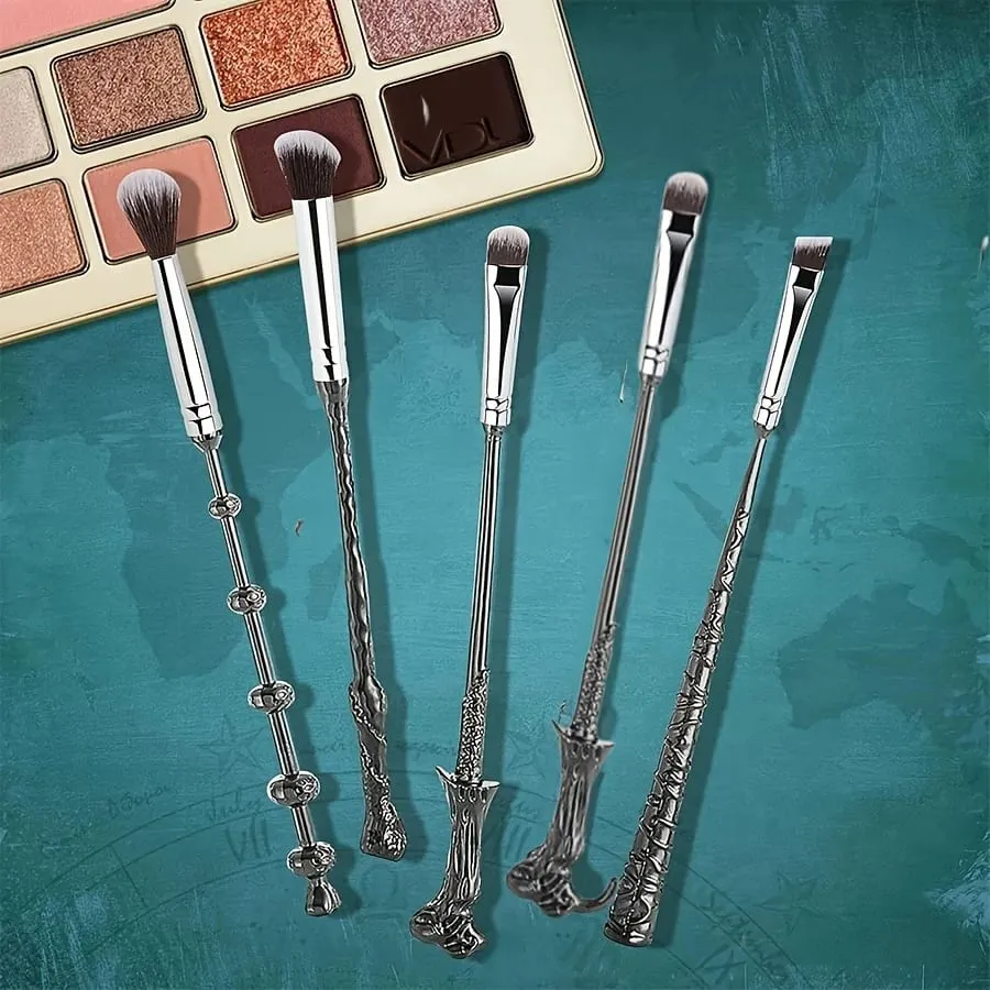 5pcs Wizard Wand Brushes 5 PCS Makeup Brush Set for Women