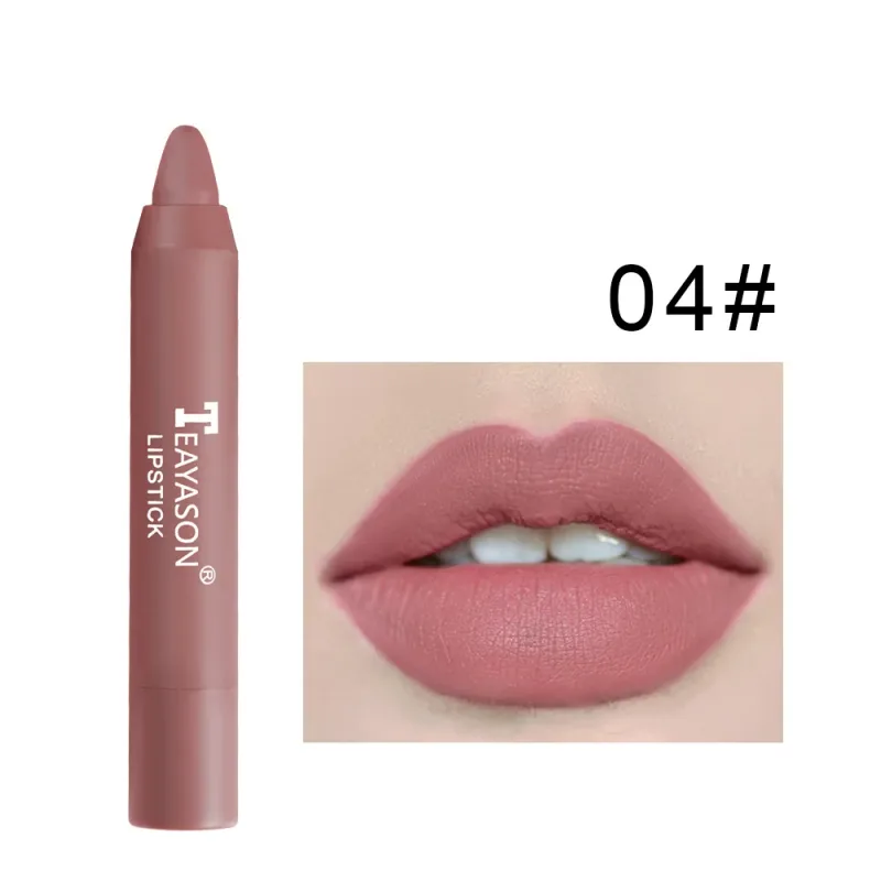 Matte Lipstick Easy Coloring Non-Stick Cup Long-Lasting Comfortable Wear Lip Makeup for Women — image 9