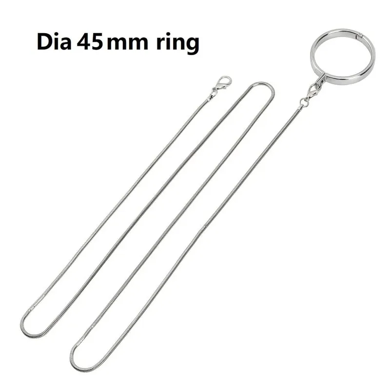 Male Ball Scrotum Stretcher metal penis lock cock Ring chain SM bondage restraint Delay ejaculation BDSM Sex Toy para sa lalaki