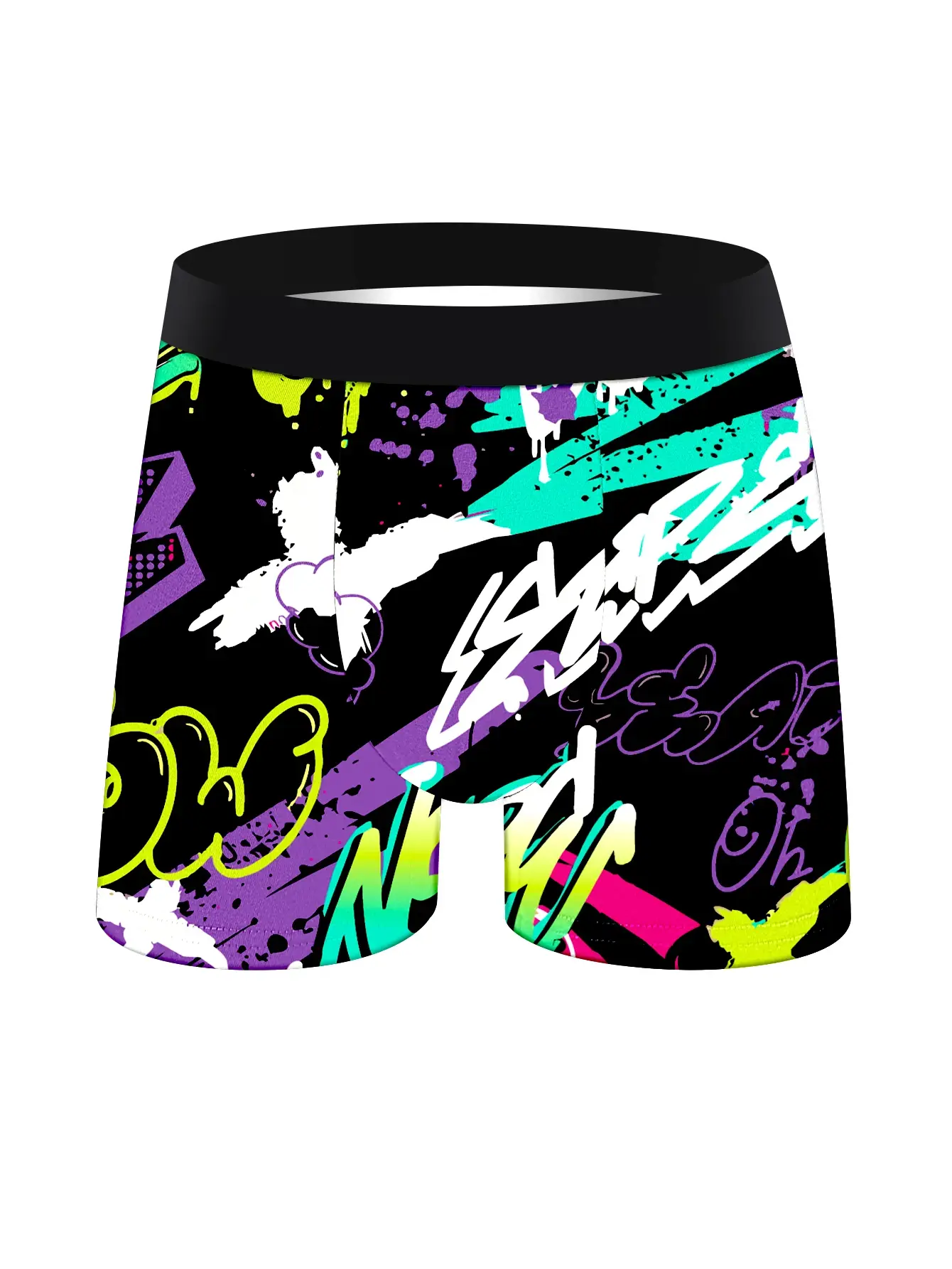 10Pcs Men'S Underwear Soft Comfortable Loose Skin-Friendly Men'S Long Boxers Briefs Trendy Colorful Fashionable Men'S Pants — image 14