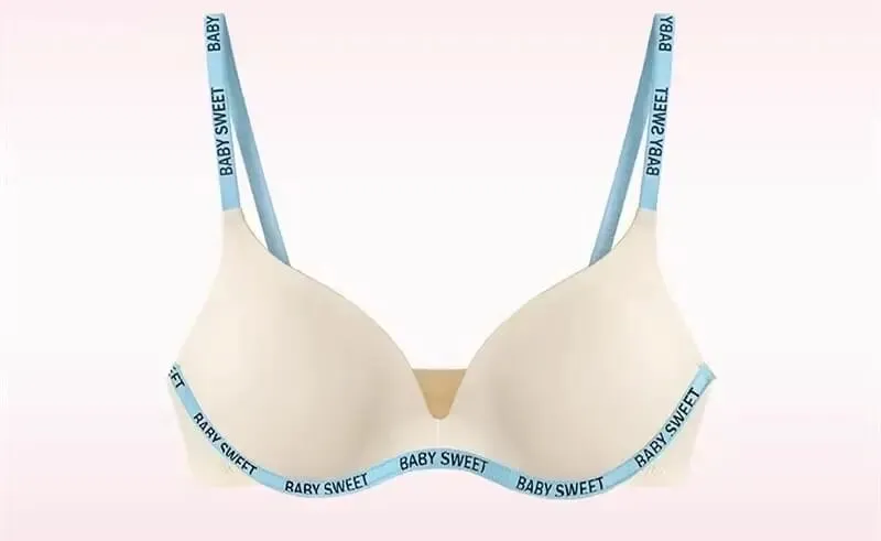 Vibrant Dopamine Color Seamless Wirefree Push Up Bra Panty Set Soft Comfy Sexy Lingerie Underwear For Women 32‑38AB