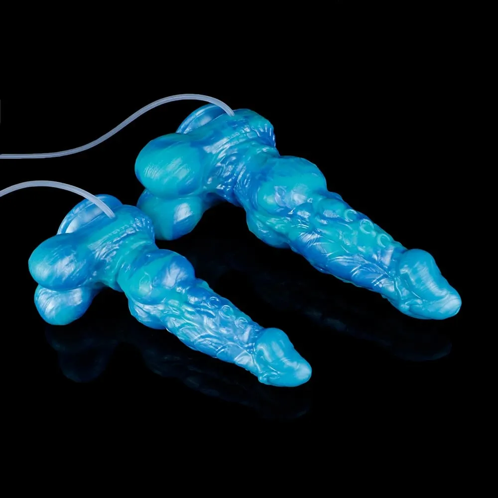 Silicone elétrico esguicho fantasia vibradores com ventosa massageador de próstata ejaculação pênis brinquedos sexuais para mulheres homens