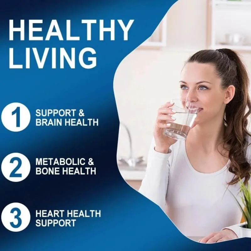 Omega 3 Fish Oil - Supplement with DHA EPA Promote Cellular Energy Health Supports Heart Brain & Joint Health Antioxidant