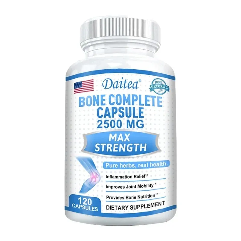 Bone Complete Capsules Containing Calcium and Vitamins D K & C for Joint Health Bone Skin Nail Health and Osteoporosis