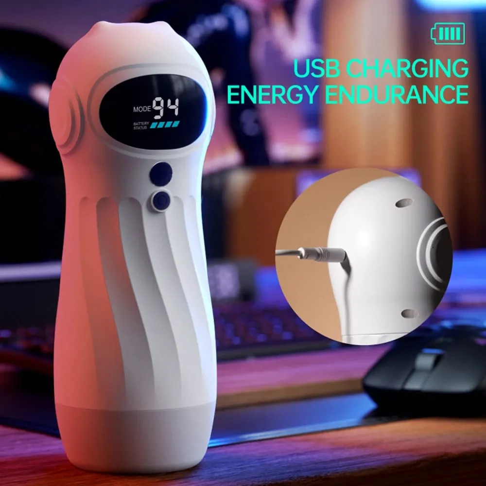 APP Remote Automatic Sucking Male Masturbator Cup Real Vagina Vibration Blowjob Masturbation Heated Sex Machines Toys For Man — image 4