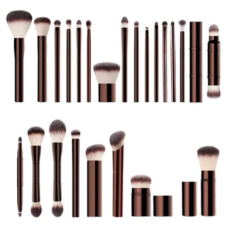 Hourglass Makeup Brush Set & Kit Include Powder Foundation Concealer Lip Blusher Bronzer Eyeshadow Eyeliner Highlight Brush