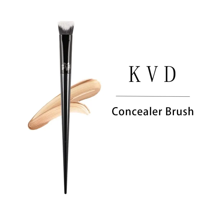 Kat Von D- Makeup Brush 40 Concealer Brush Soft Fiber Hair Elegant Black Handle Brand Makeup Brushes for Woman