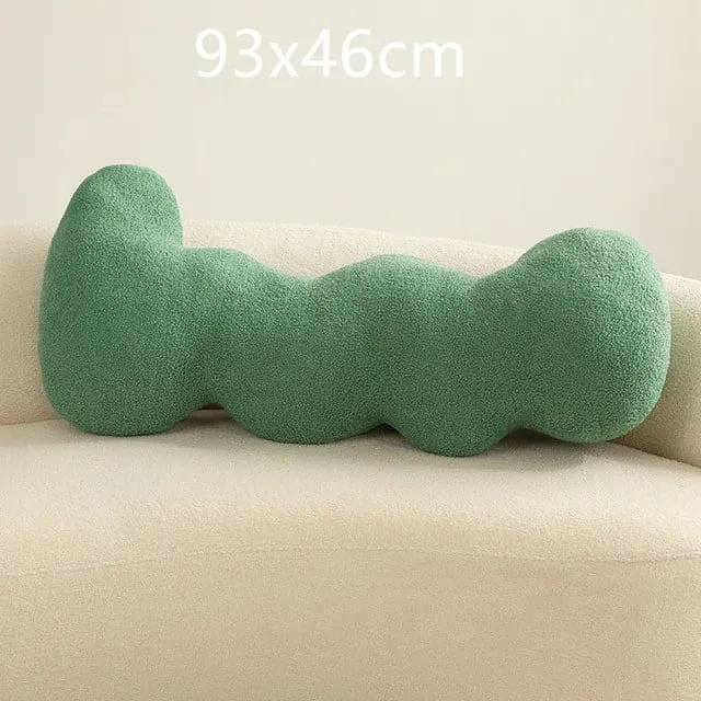 New Nordic Ball Solid Color Cushion Stuffed Flower Plush Pillow for Sofa Waist Office Cushion Kid Toy Gifts Home Decoration