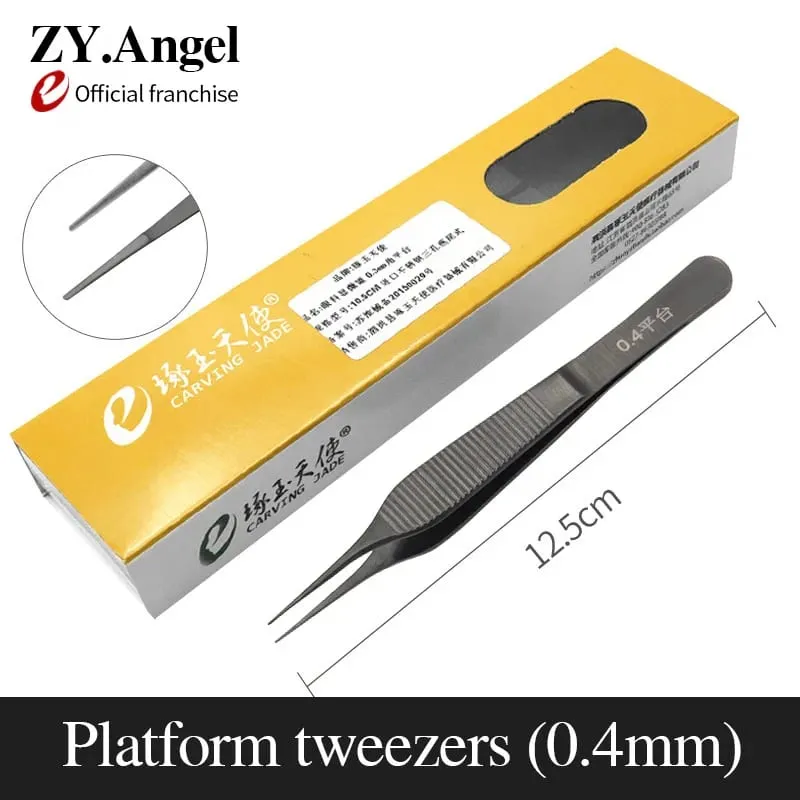 Edison Tweezers For Medical Plastic Surgery Double Eyelid Cosmetic Nose Surgery Big Belly Tweezers With Teeth And Hooks