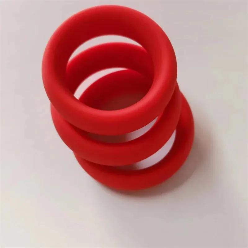 Male Penis Cock Ring Silicone Ball Stretcher Lock Delay Ejaculation Scrotum Testis Restraint Sex Toys for Men