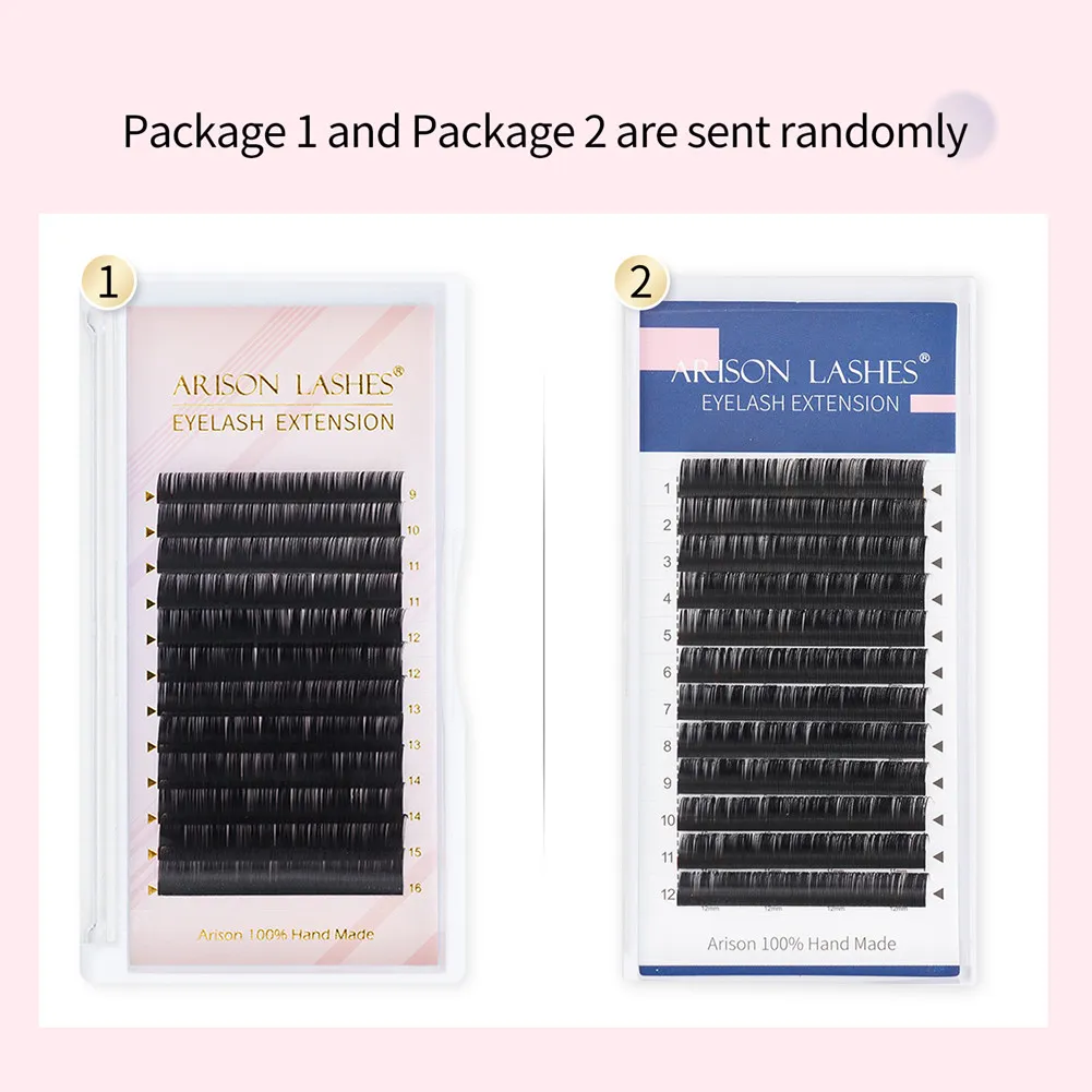 0.05/0.07/0.10 Individual Eyelash Extension Fluffy Volume Eye Lash Classic Lashes Matte Professional Soft Natural Faux