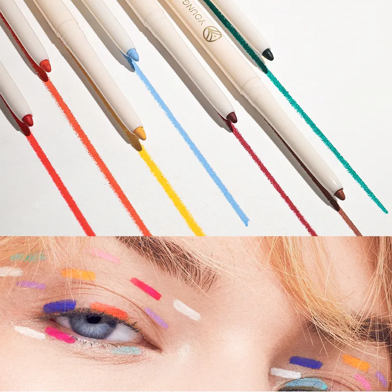 Silky Long Lasting Eye Liner Pencil Blade Tip Natural Matte Wine Red Eyeliner Easy To Color and Waterproof Eye Make Up Cosmetics — image 5