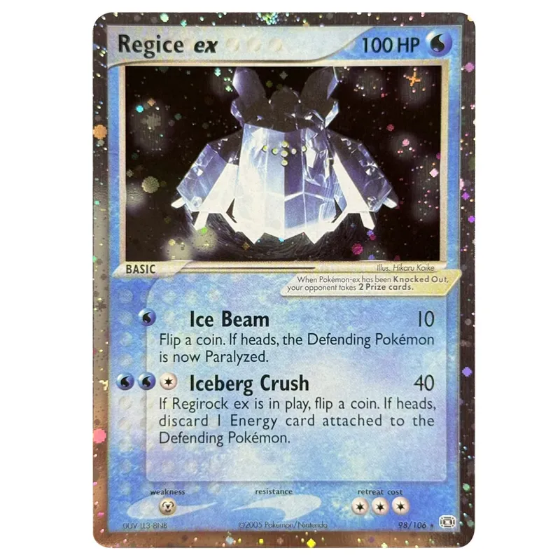 บัตรพร็อกซี โฮโลแกรม Emerald Cacturne Rayquaza ตำนานที่ซ่อนอยู่ Kyogre Crystal Guardians Alakazam Star Flareon Metagross