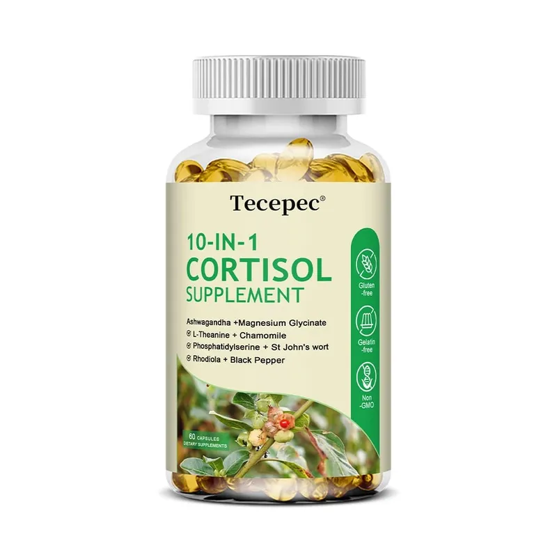 Cortisol Health – Stress Relief Balanced Cortisol Response Relaxation & Deep Sleep – Ashwagandha,L-Theanine – Non-GMO — image 8